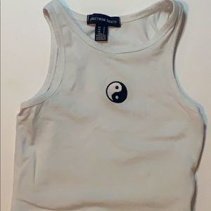 Cropped tank Never worn
